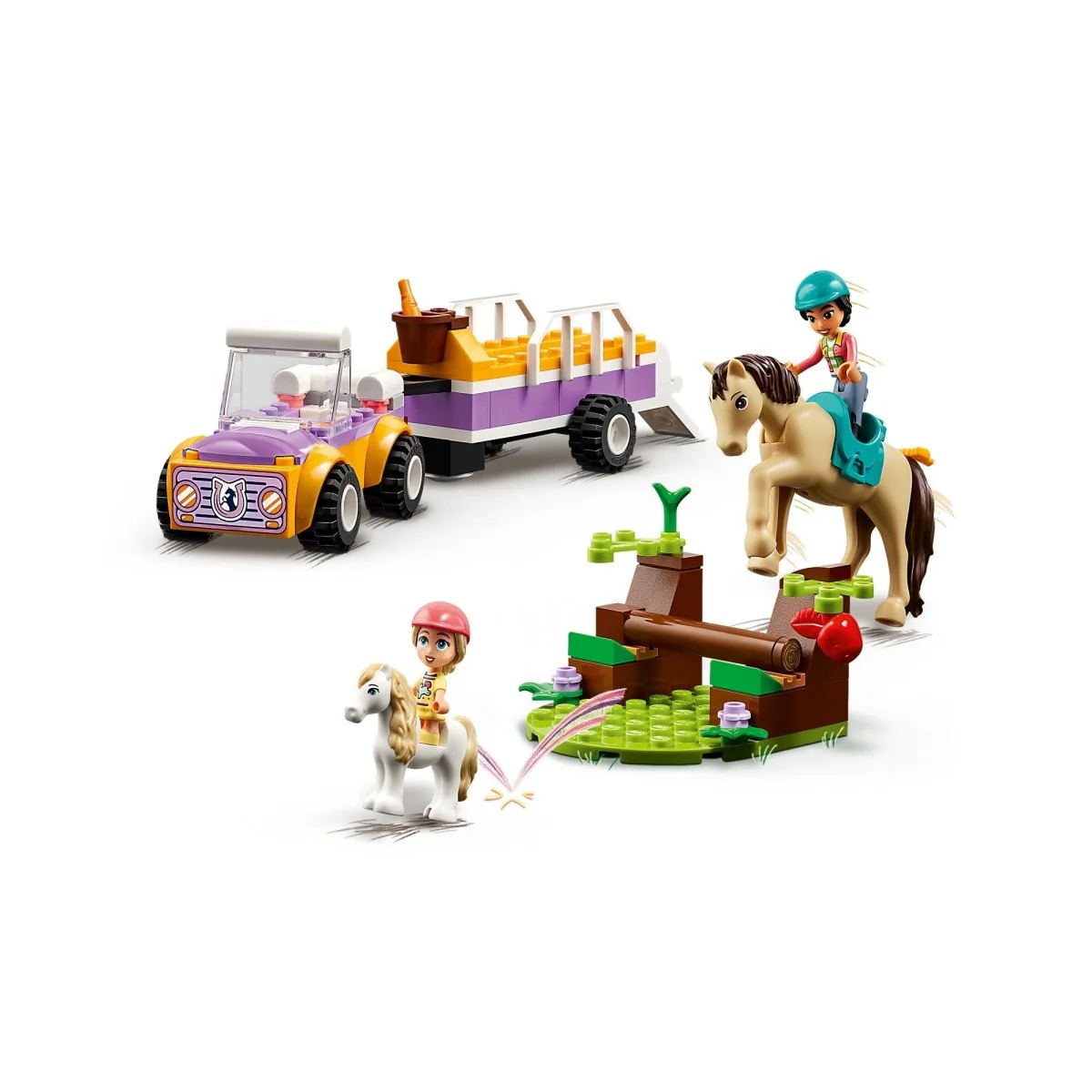 LEGO Friends Horse and Pony Trailer, 42634, Ages 4+, 105 Pieces - Image 6