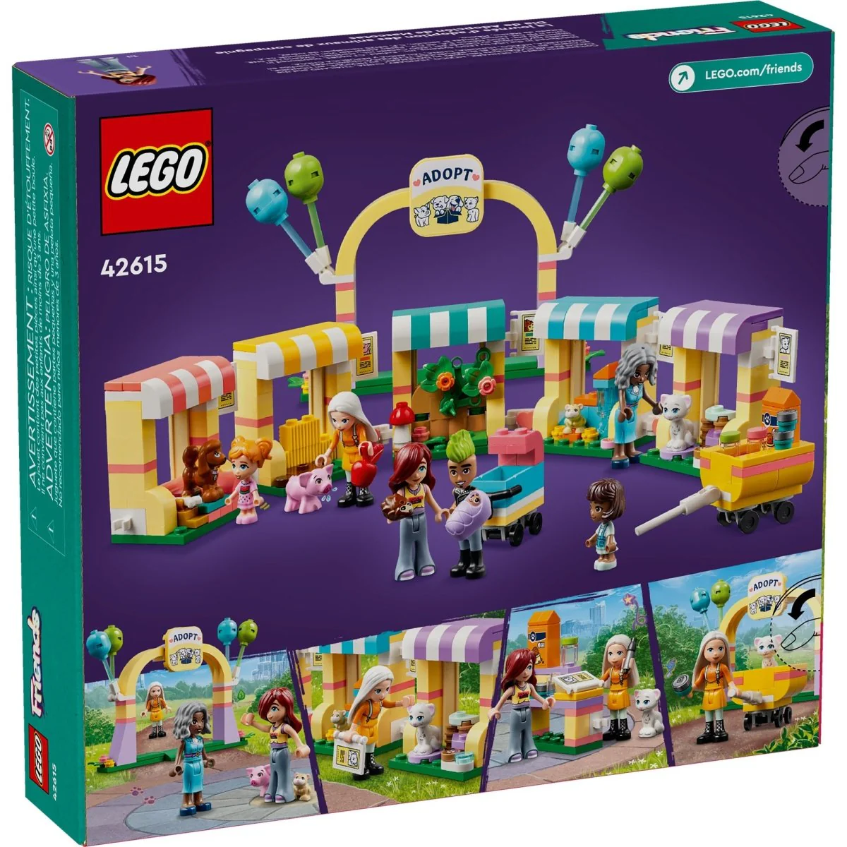 LEGO Friends Pet Adoption Day, 42615, Ages 6+, 400 Pieces - Image 3