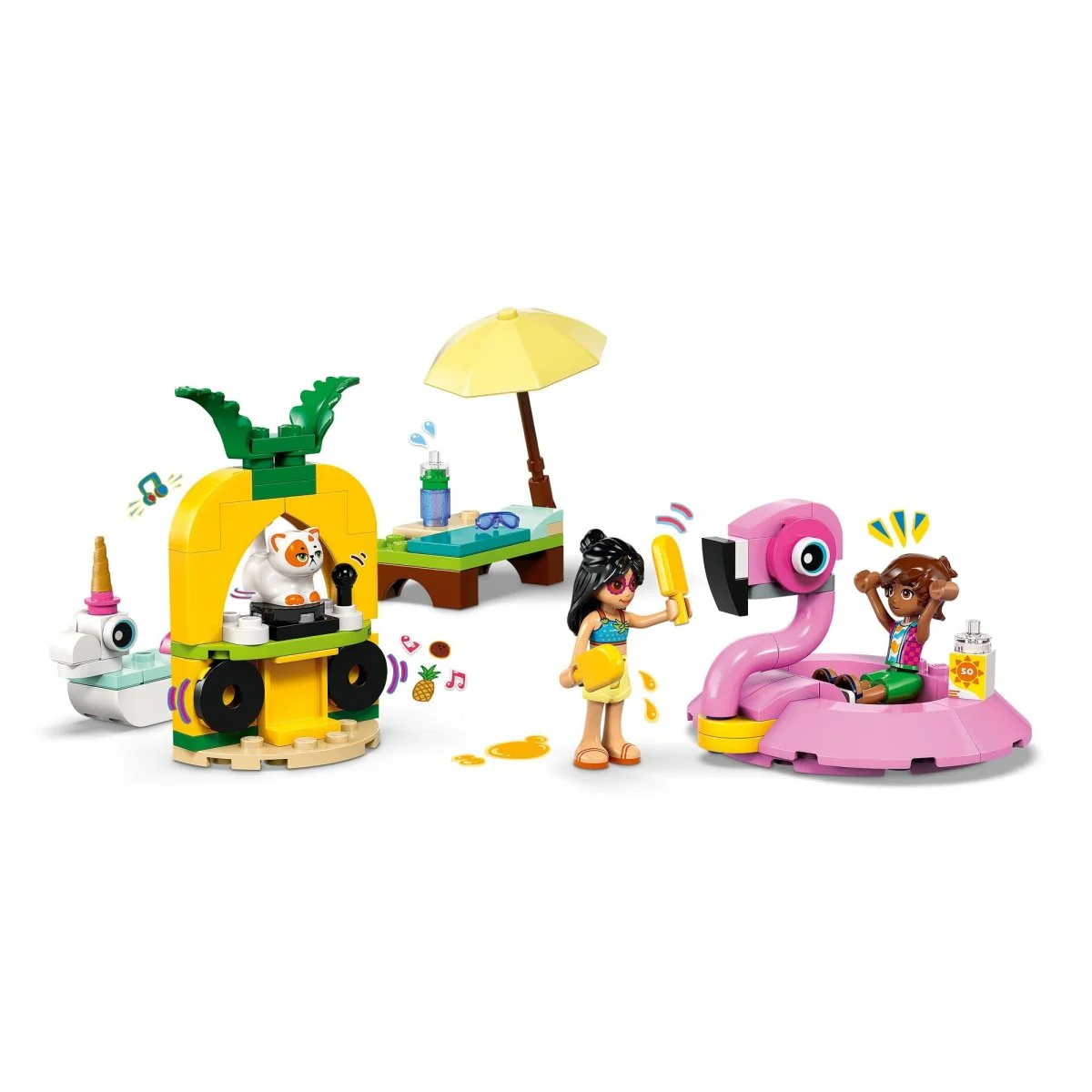 LEGO Friends Unicorn & Flamingo Pool Party, 42658, Ages 5+, 99 Pieces - Image 5