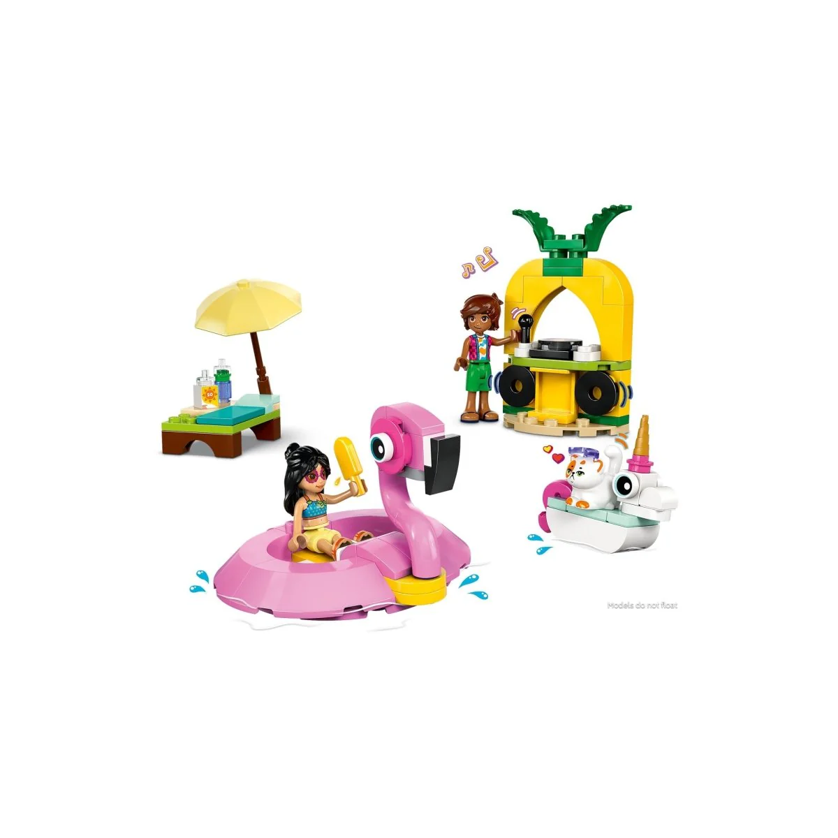 LEGO Friends Unicorn & Flamingo Pool Party, 42658, Ages 5+, 99 Pieces - Image 7