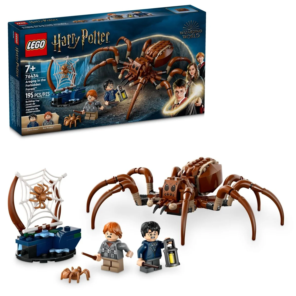 LEGO Harry Potter Aragog in the Forbidden Forest, 76434, Ages 7+, 195 Pieces