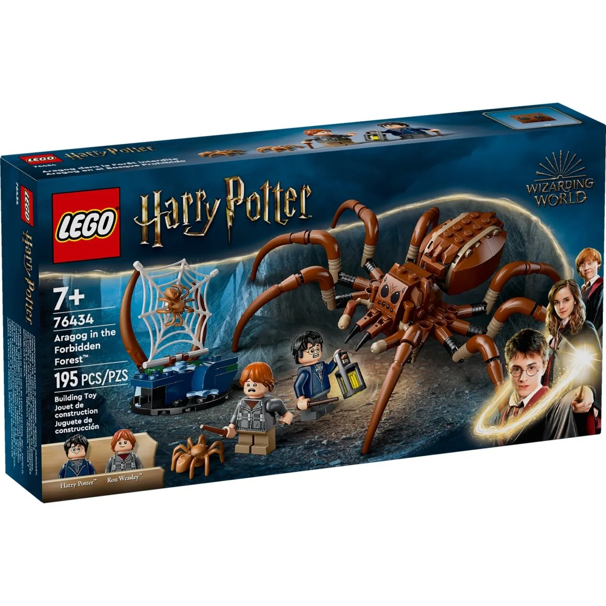 LEGO Harry Potter Aragog in the Forbidden Forest, 76434, Ages 7+, 195 Pieces - Image 2