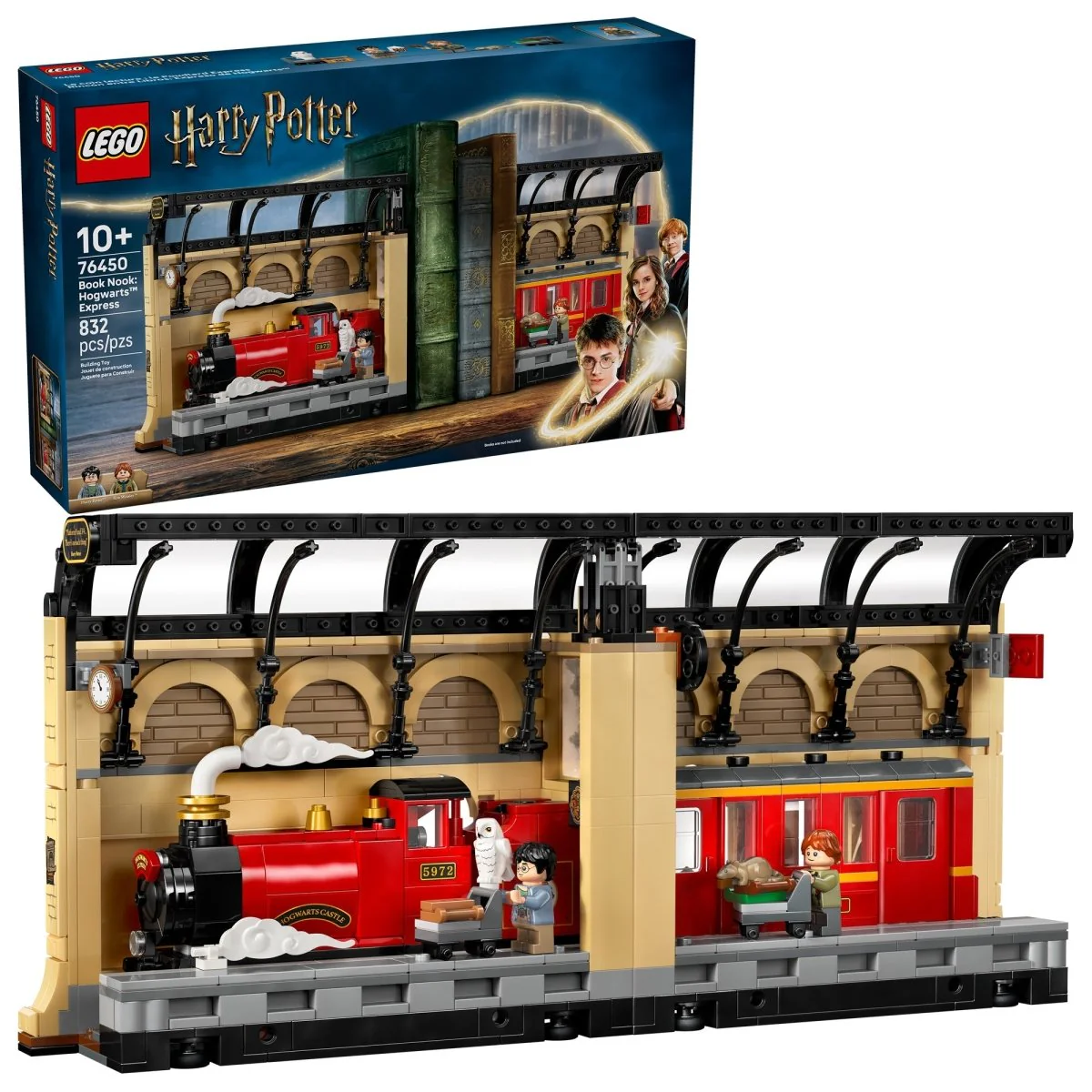 LEGO Harry Potter Book Nook: Hogwarts Express, 76450, Ages 10+, 832 Pieces