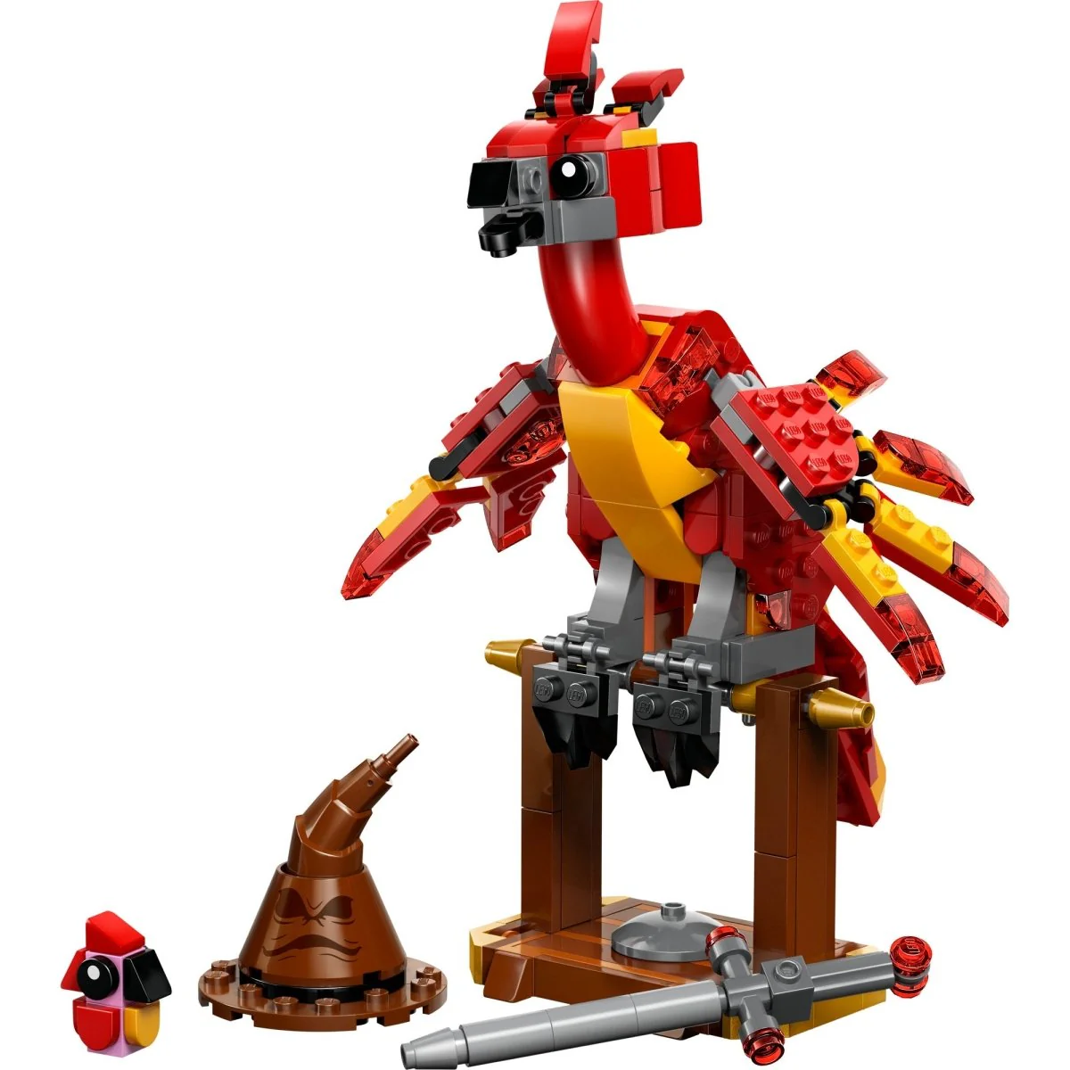 LEGO Harry Potter Fawkes: Dumbledore's Phoenix, 76448, Ages 8+, 299 Pieces - Image 4