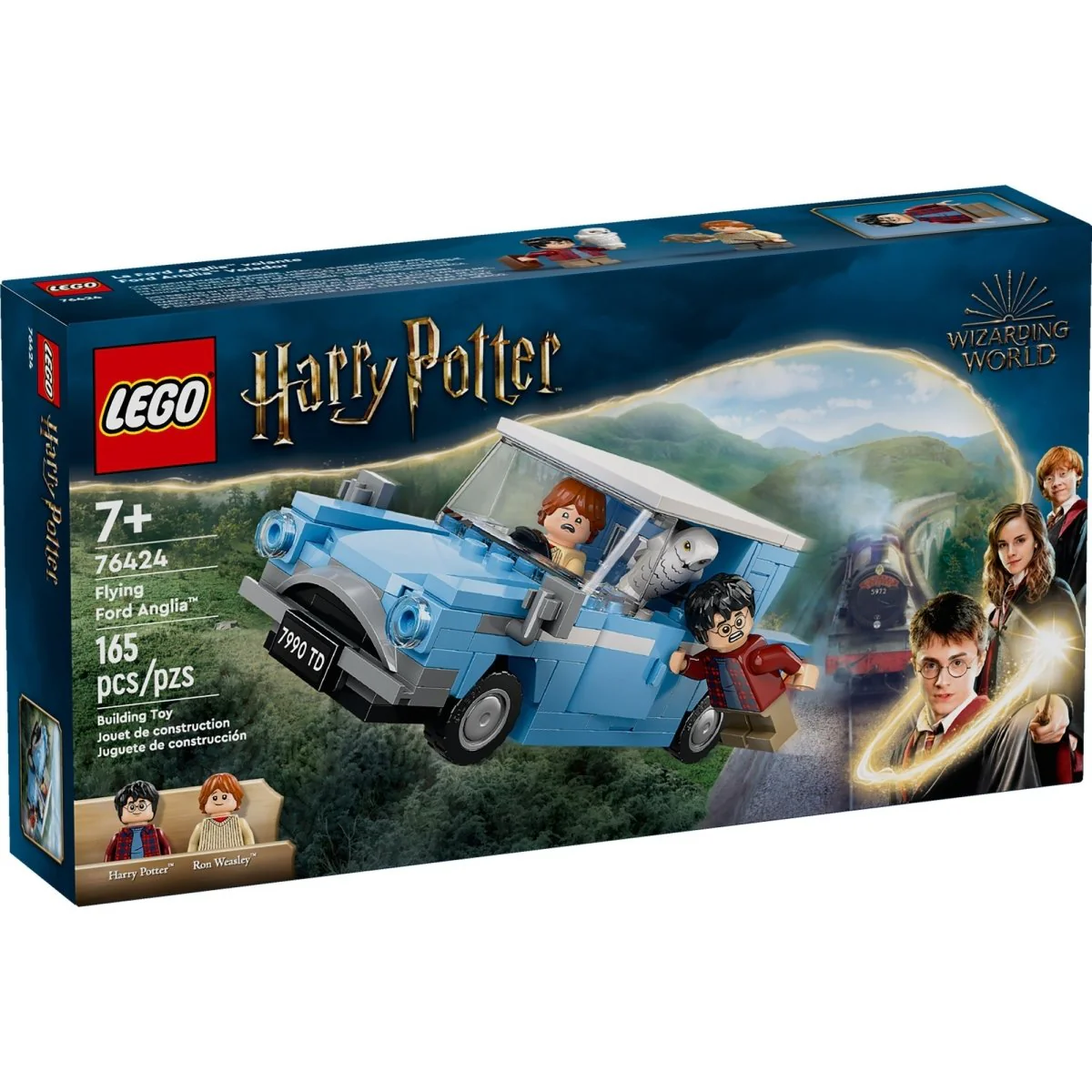 LEGO Harry Potter Flying Ford Anglia, 76424, Ages 7+, 165 Pieces - Image 2