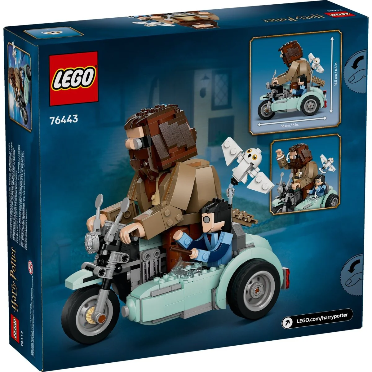 LEGO Harry Potter Hagrid & Harry's Motorcycle Ride, 76443, Ages 9+, 617 Pieces - Image 3