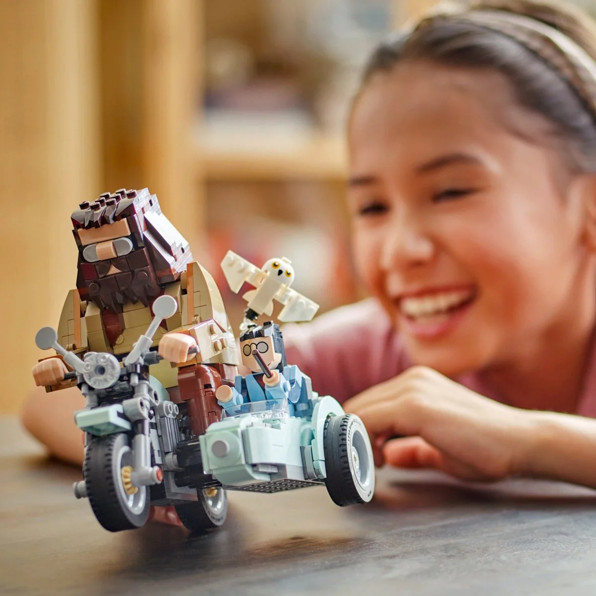 LEGO Harry Potter Hagrid & Harry's Motorcycle Ride, 76443, Ages 9+, 617 Pieces - Image 6