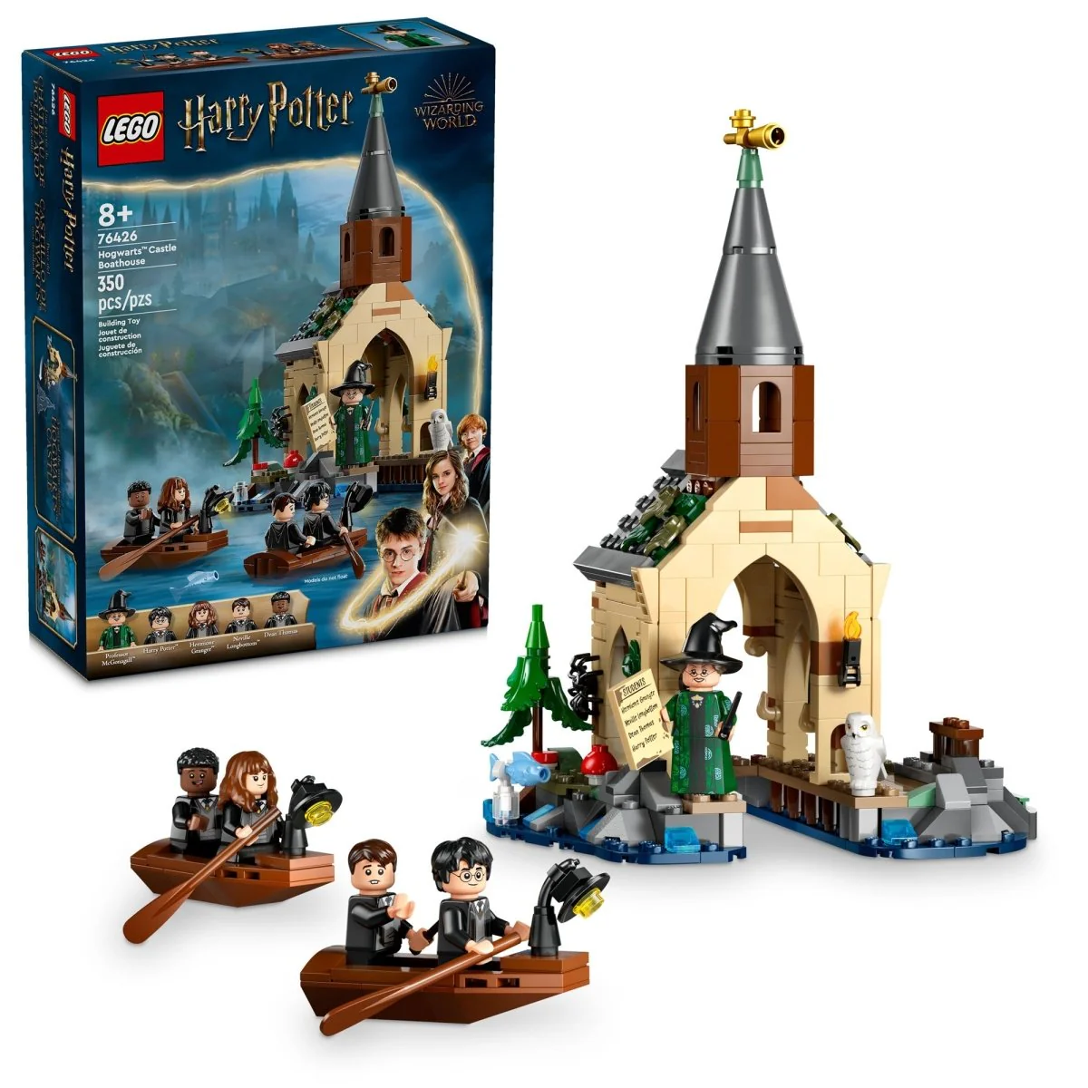 LEGO Harry Potter Hogwarts Castle Boathouse, 76426, Ages 8+, 350 Pieces
