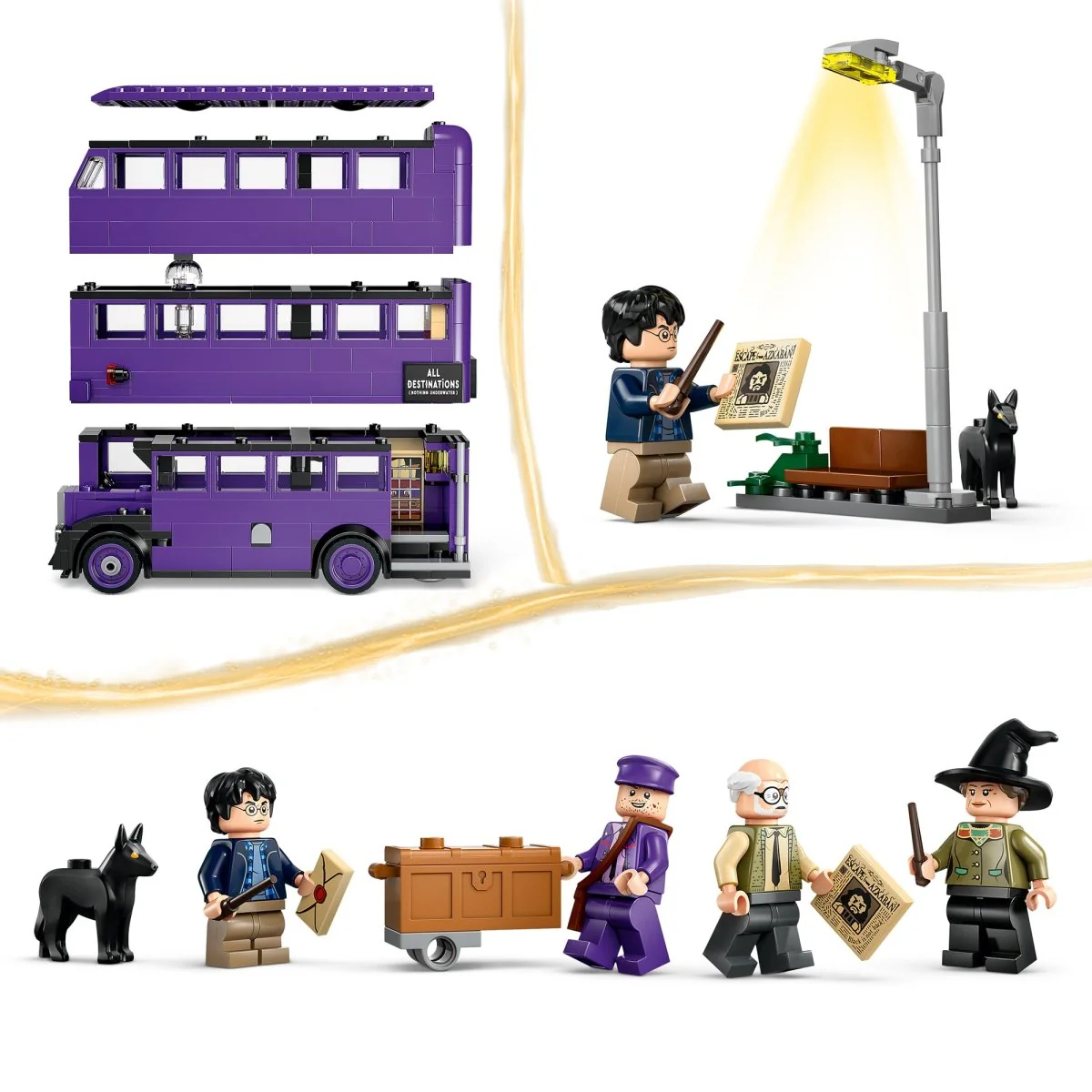 LEGO Harry Potter Knight Bus Adventure, 76446, Ages 8+, 499 Pieces - Image 9
