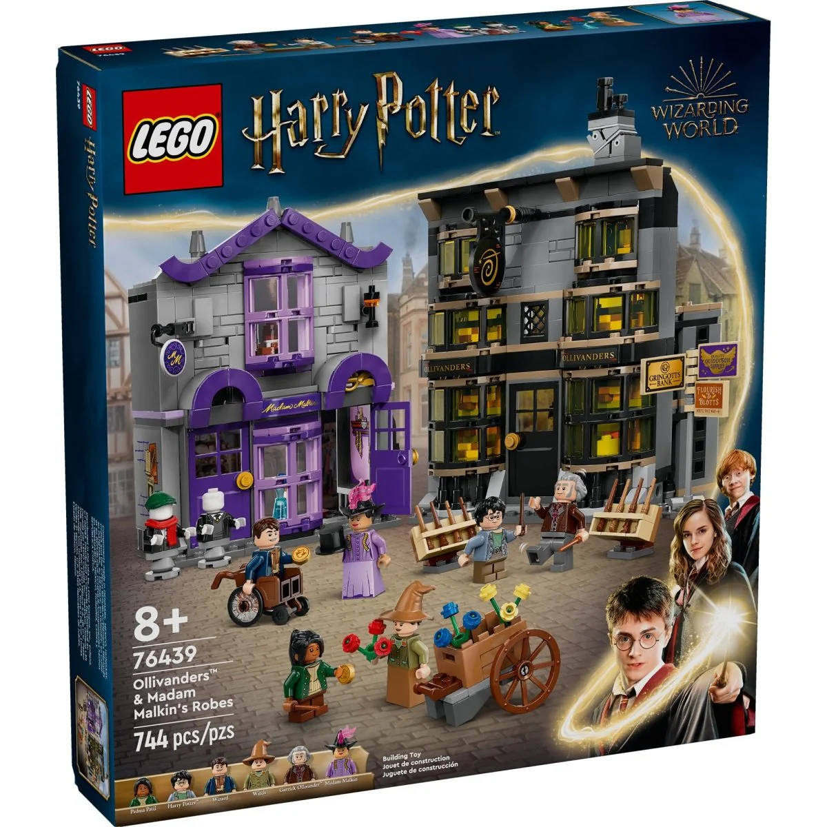LEGO Harry Potter Ollivanders & Madam Malkin's Robes, 76439, Ages 8+, 744 Pieces - Image 2
