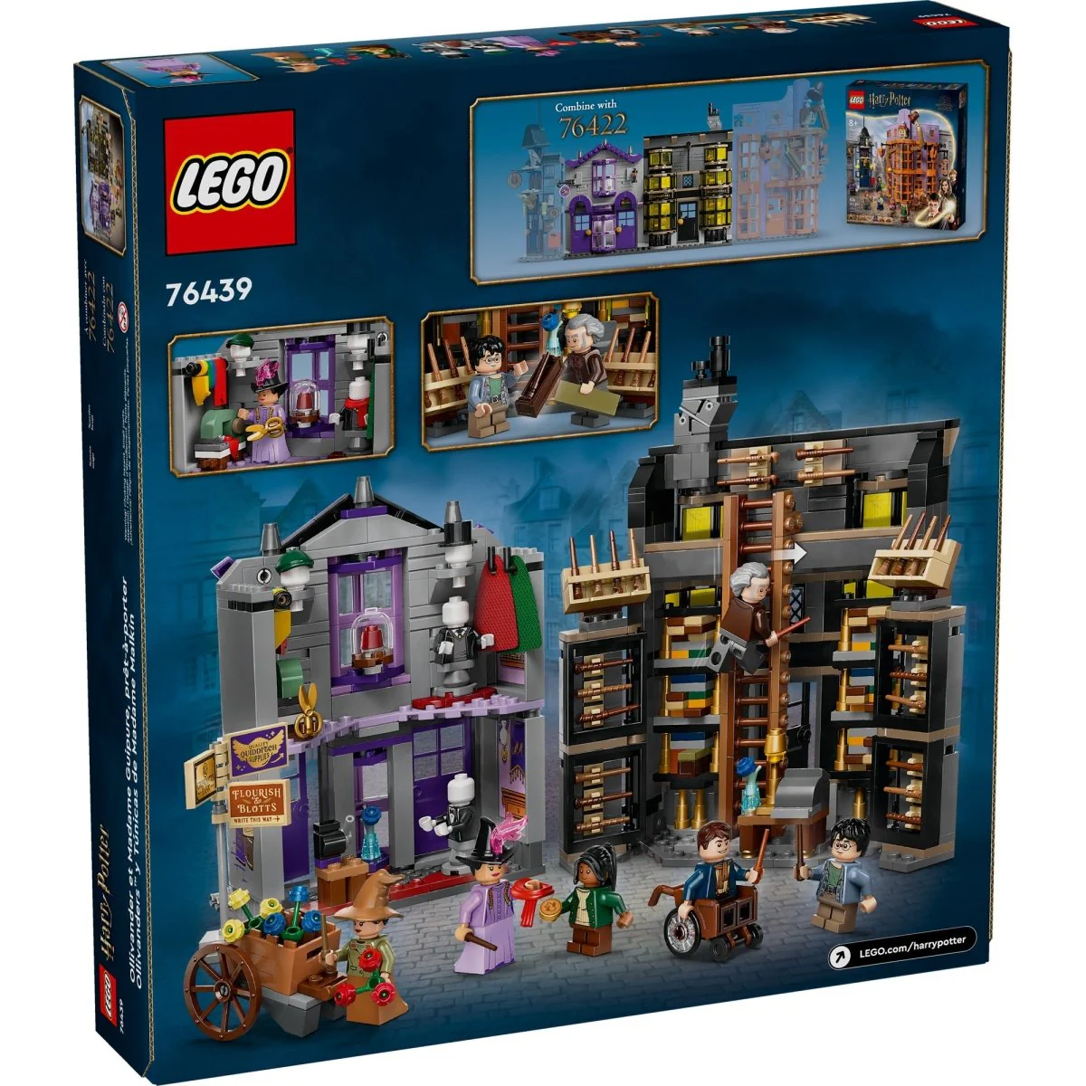 LEGO Harry Potter Ollivanders & Madam Malkin's Robes, 76439, Ages 8+, 744 Pieces - Image 3