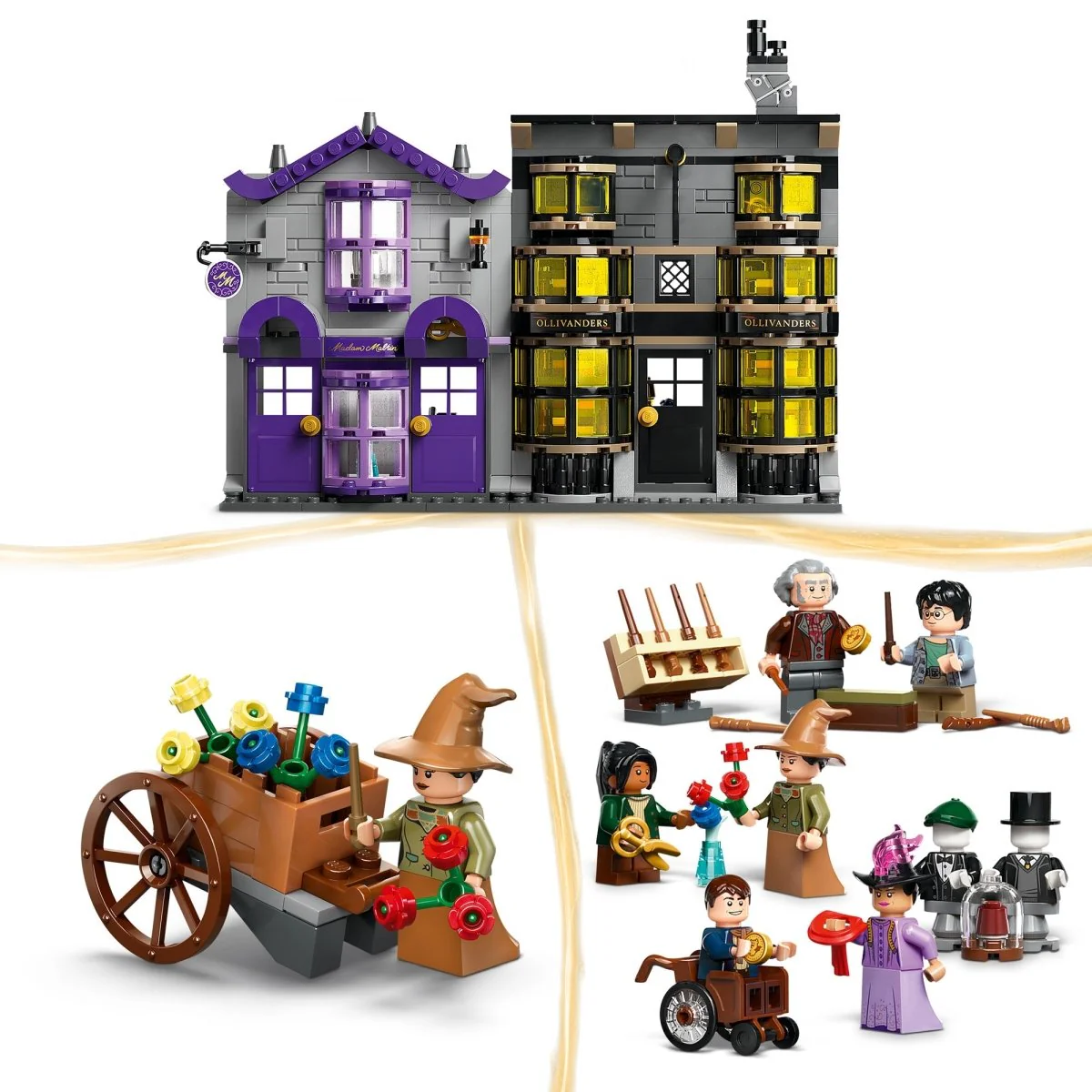 LEGO Harry Potter Ollivanders & Madam Malkin's Robes, 76439, Ages 8+, 744 Pieces - Image 8