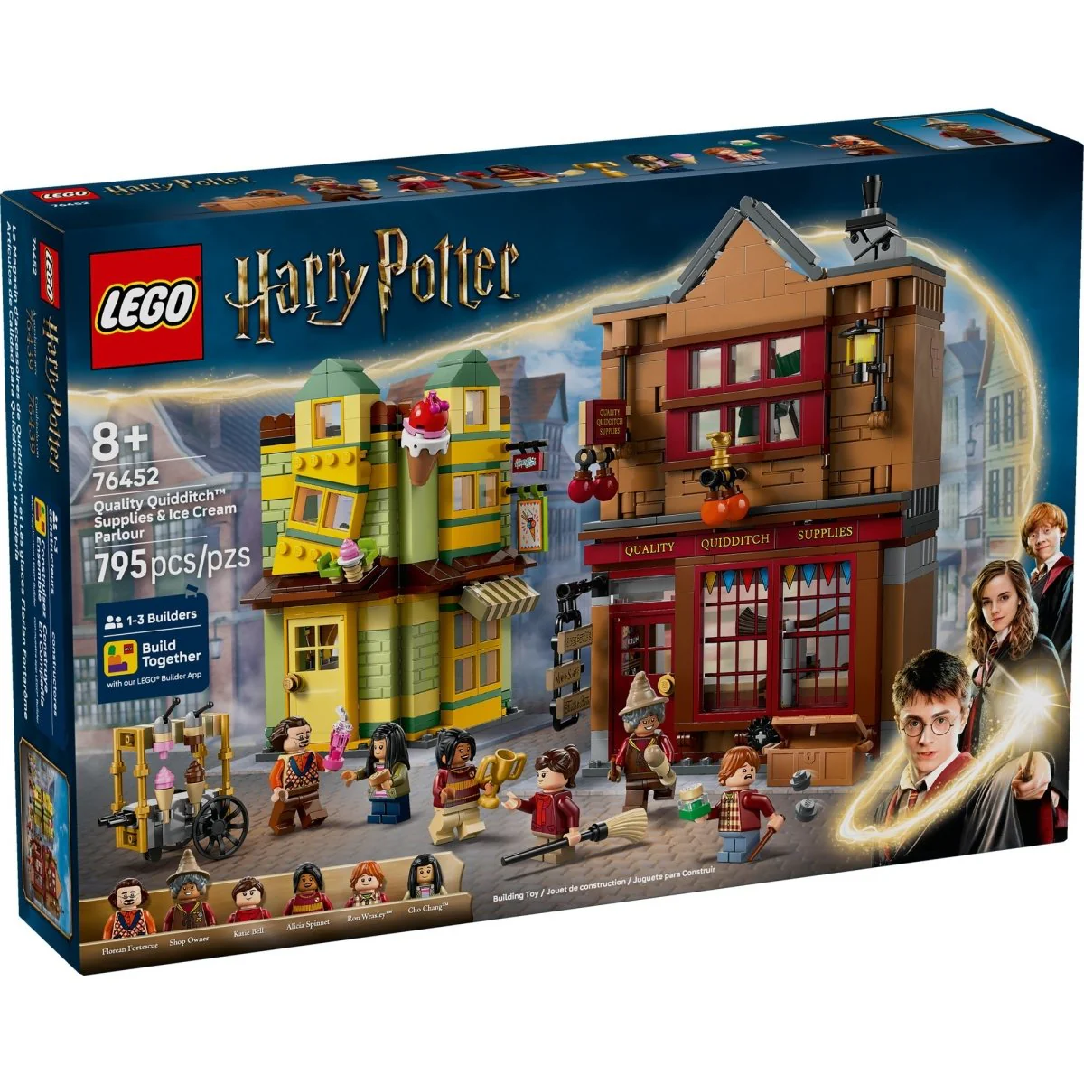 LEGO Harry Potter Quality Quidditch Supplies & Ice Cream Parlour, 76452, Ages 8+, 795 Pieces - Image 2