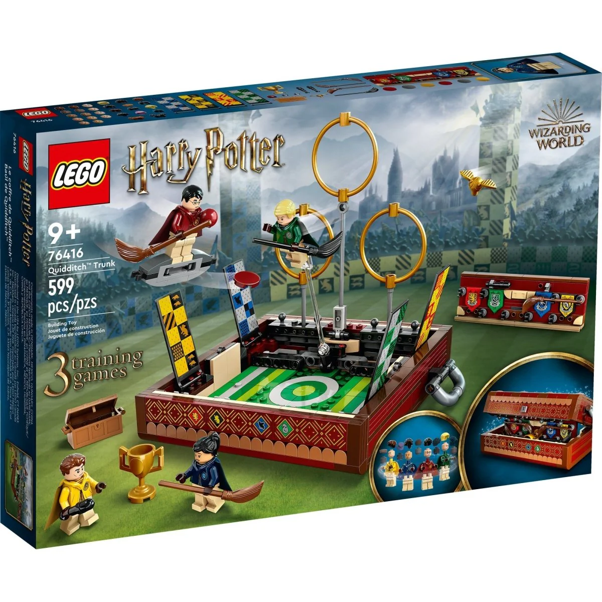 LEGO Harry Potter Quidditch Trunk, 76416, Ages 9+, 599 Pieces - Image 2