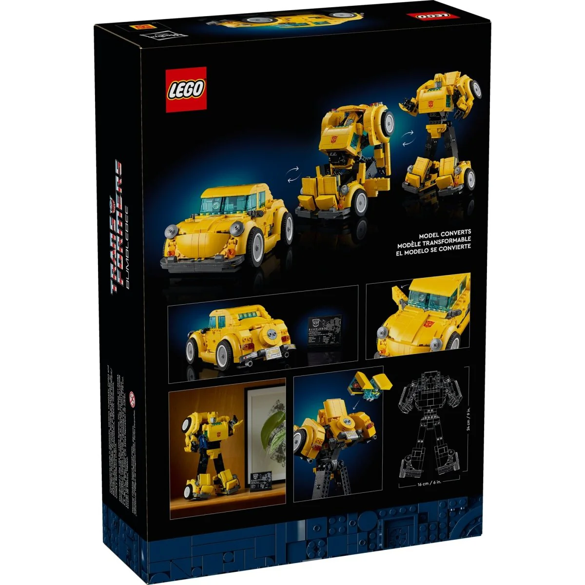 LEGO Icons Bumblebee, 10338, Ages 18+, 950 Pieces - Image 3
