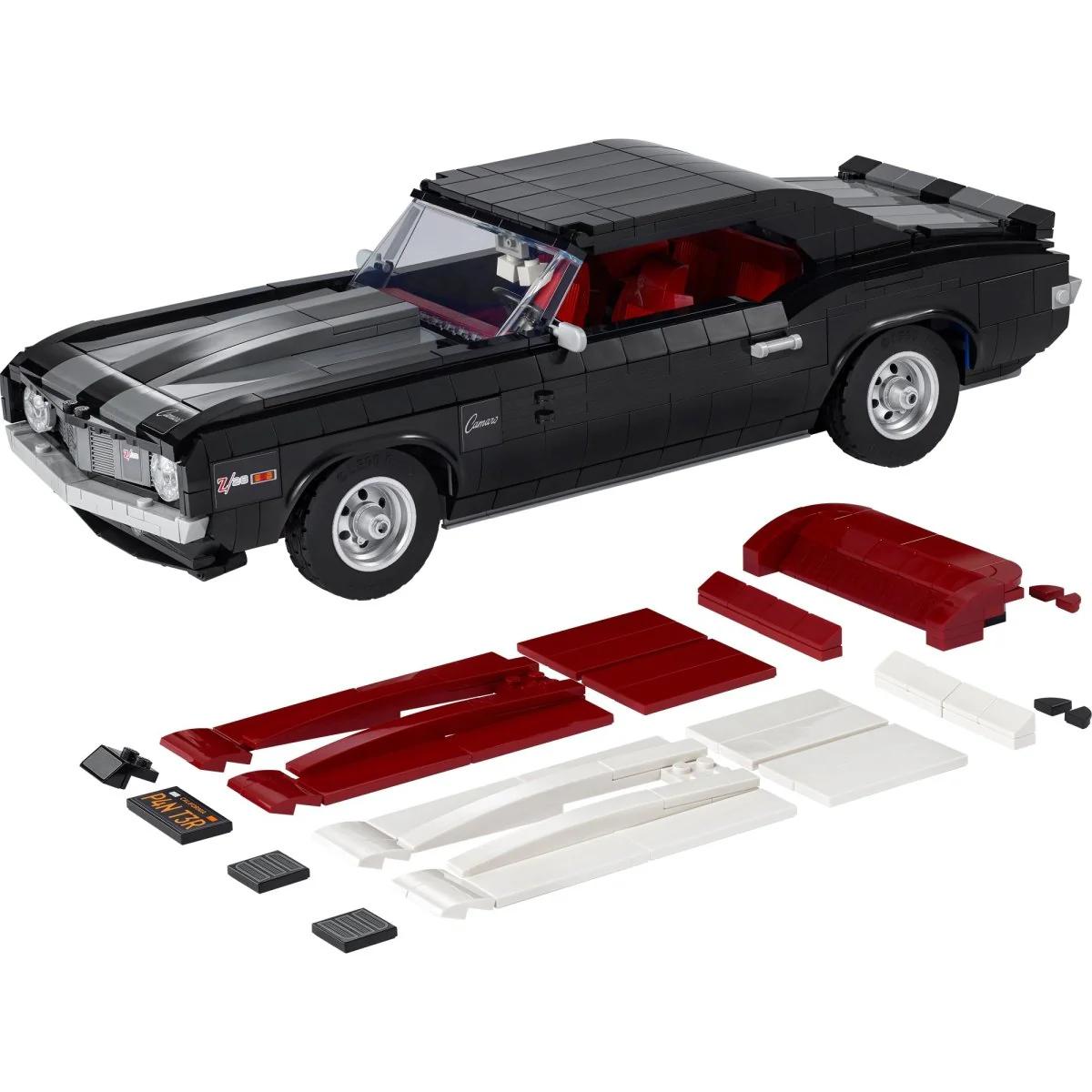 LEGO Icons Chevrolet Camaro Z28, 10304, Ages 18+, 1456 Pieces - Image 4