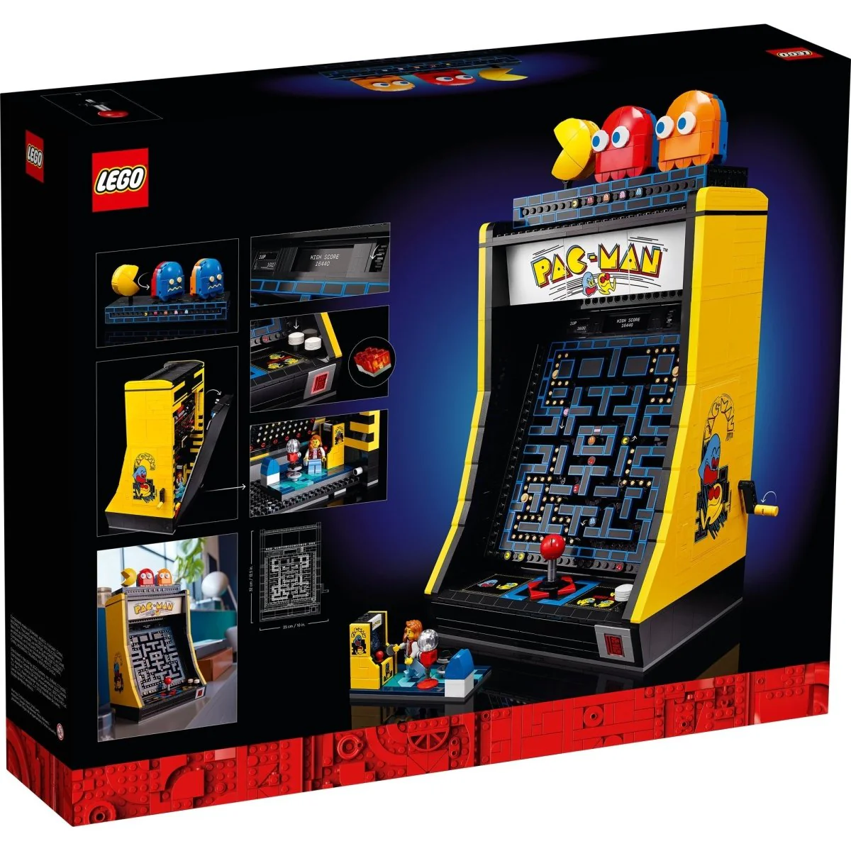 LEGO Icons Pac-Man Arcade, 10323, Ages 18+, 2651 Pieces - Image 3