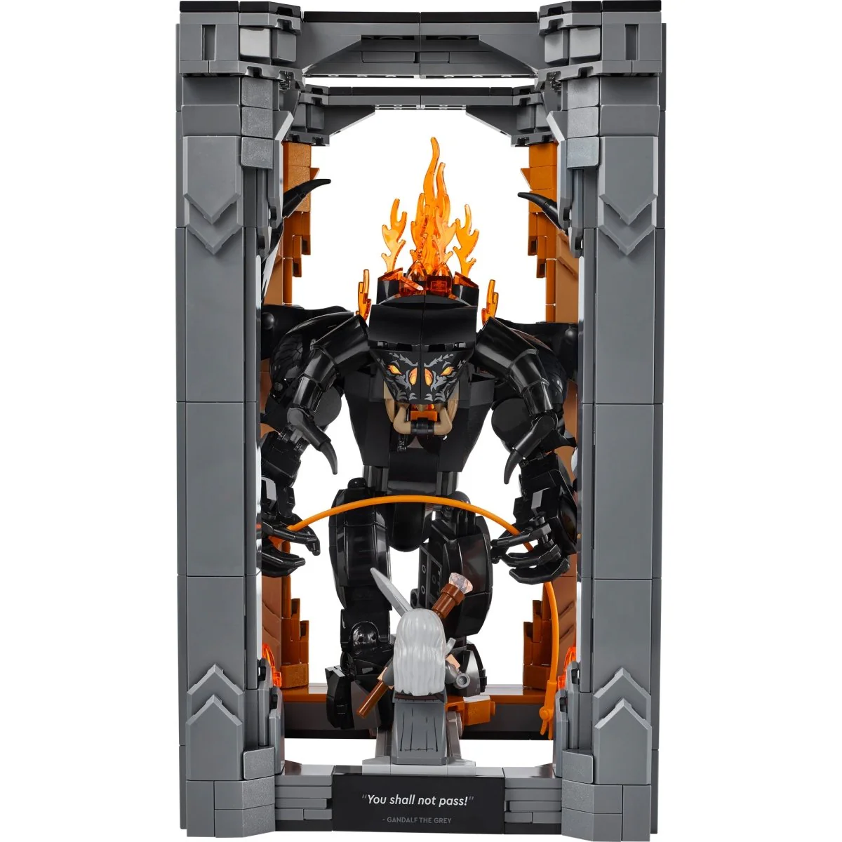 LEGO Icons The Lord of the Rings: Balrog Book Nook, 10367, Ages 18+, 1201 Pieces - Image 4
