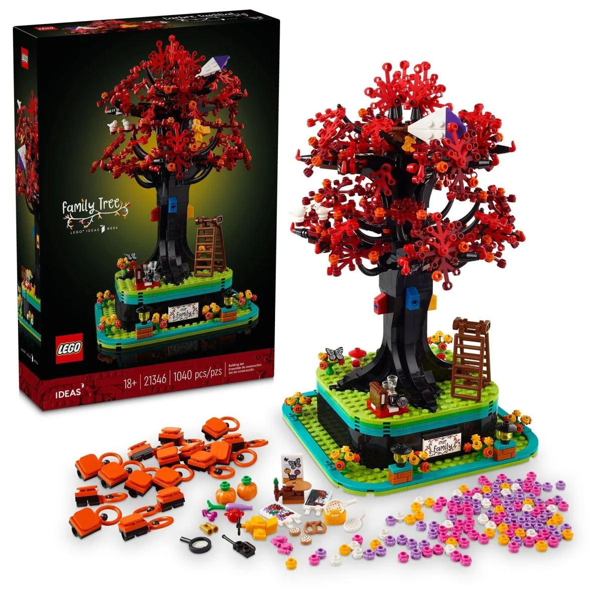 LEGO Ideas Family Tree, 21346, Ages 18+, 1040 Pieces