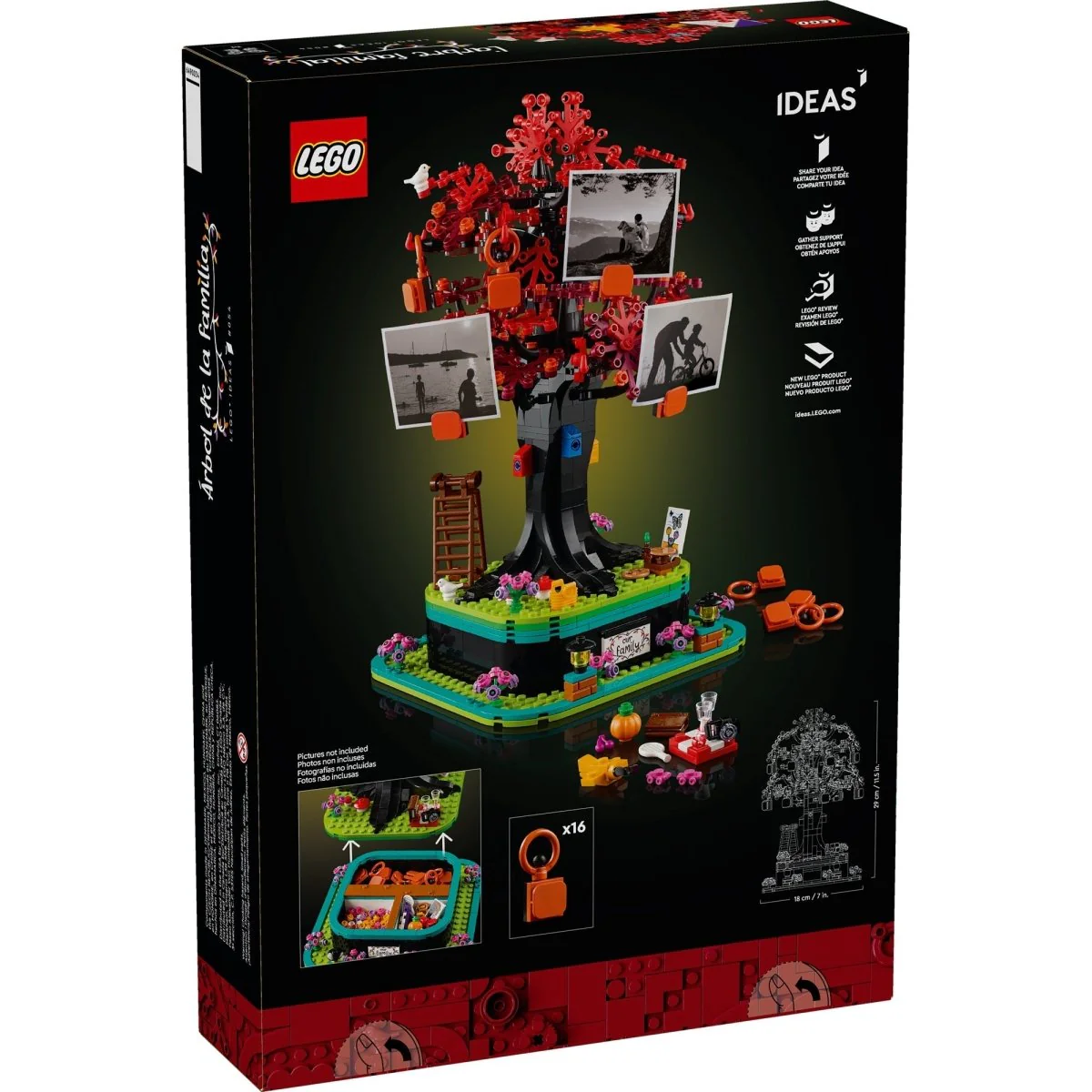LEGO Ideas Family Tree, 21346, Ages 18+, 1040 Pieces - Image 3