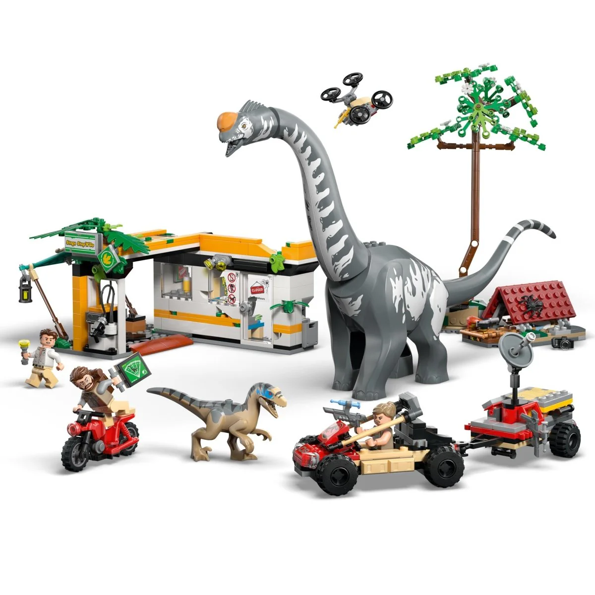 LEGO Jurassic World Raptor & Titanosaurus Tracking Mission, 76973, Ages 7+, 582 Pieces - Image 13