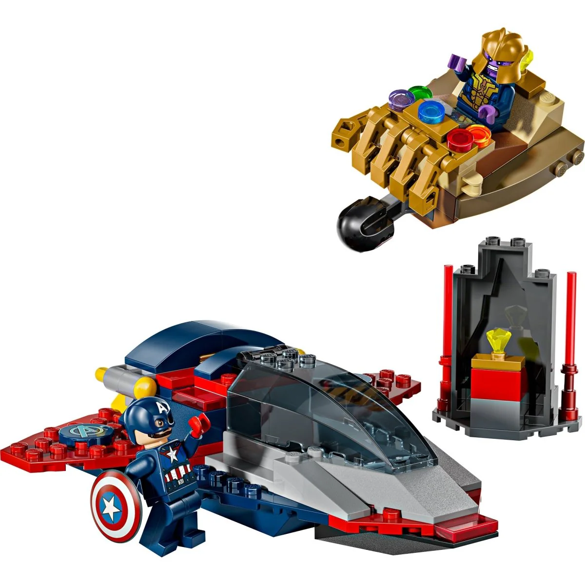 LEGO Marvel Captain America vs. Thanos, 76319, Ages 4+, 107 Pieces - Image 4