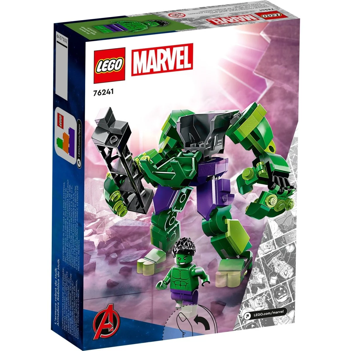LEGO Marvel Hulk Mech Armor, 76241, Ages 6+, 138 Pieces - Image 3
