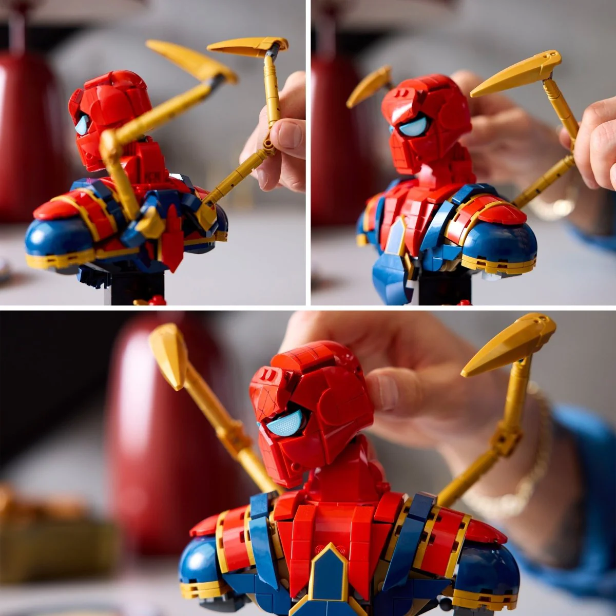 LEGO Marvel Iron Spider-Man Bust, 76326, Ages 18+, 379 Pieces - Image 7