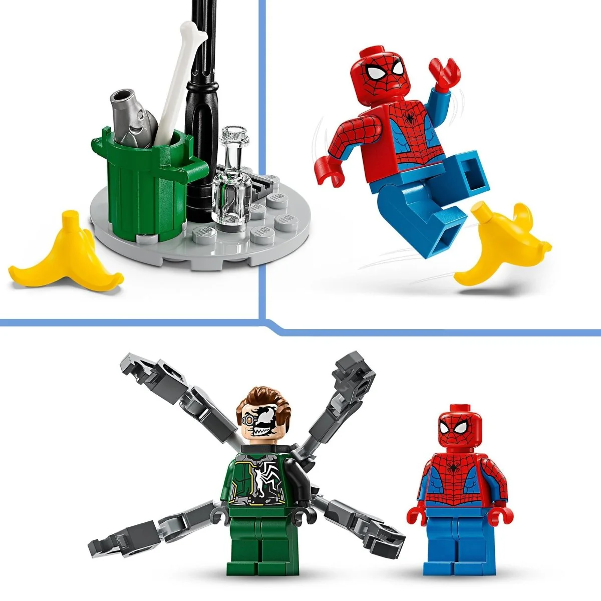 LEGO Marvel Motorcycle Chase: Spider-Man vs. Doc Ock, 76275, Ages 6+, 77 Pieces - Image 9