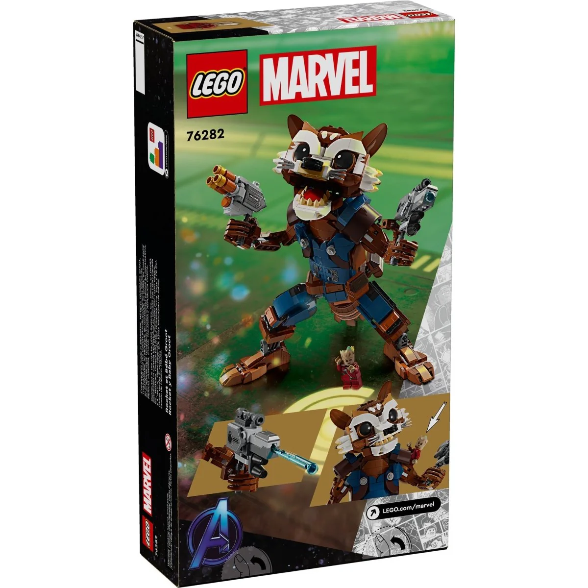 LEGO Marvel Rocket & Baby Groot, 76282, Ages 10+, 566 Pieces - Image 3
