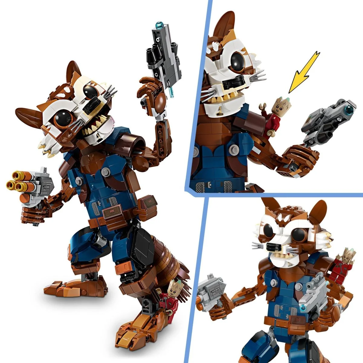 LEGO Marvel Rocket & Baby Groot, 76282, Ages 10+, 566 Pieces - Image 9