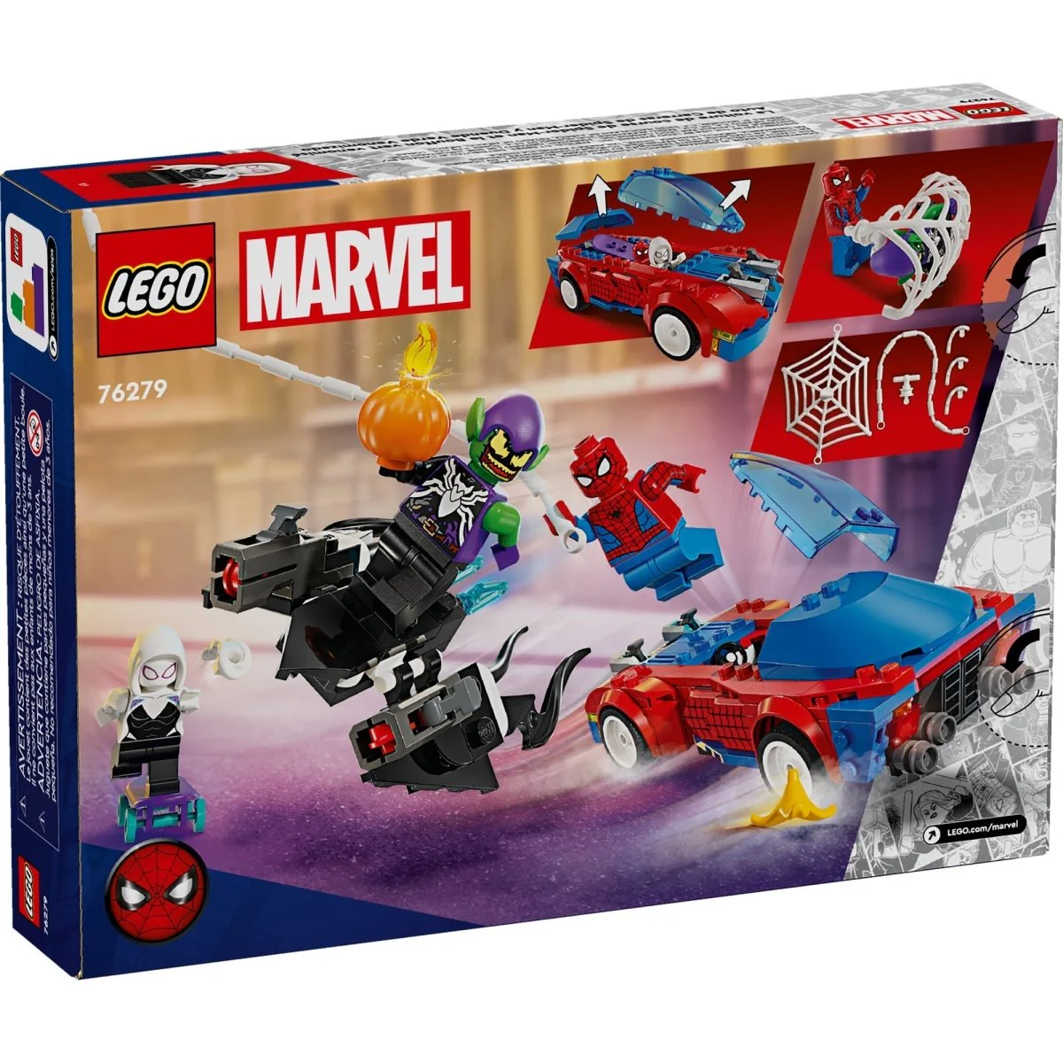 LEGO Marvel Spider-Man Race Car & Venom Green Goblin, 76279, Ages 7+, 227 Pieces - Image 3