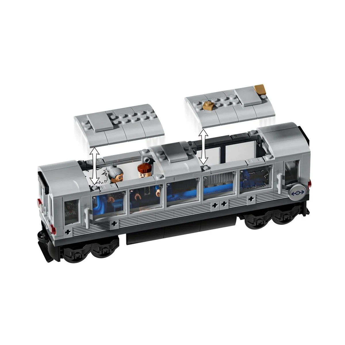 LEGO Marvel Spider-Man vs. Doc Ock Subway Train Scene, 76321, Ages 9+, 393 Pieces - Image 6