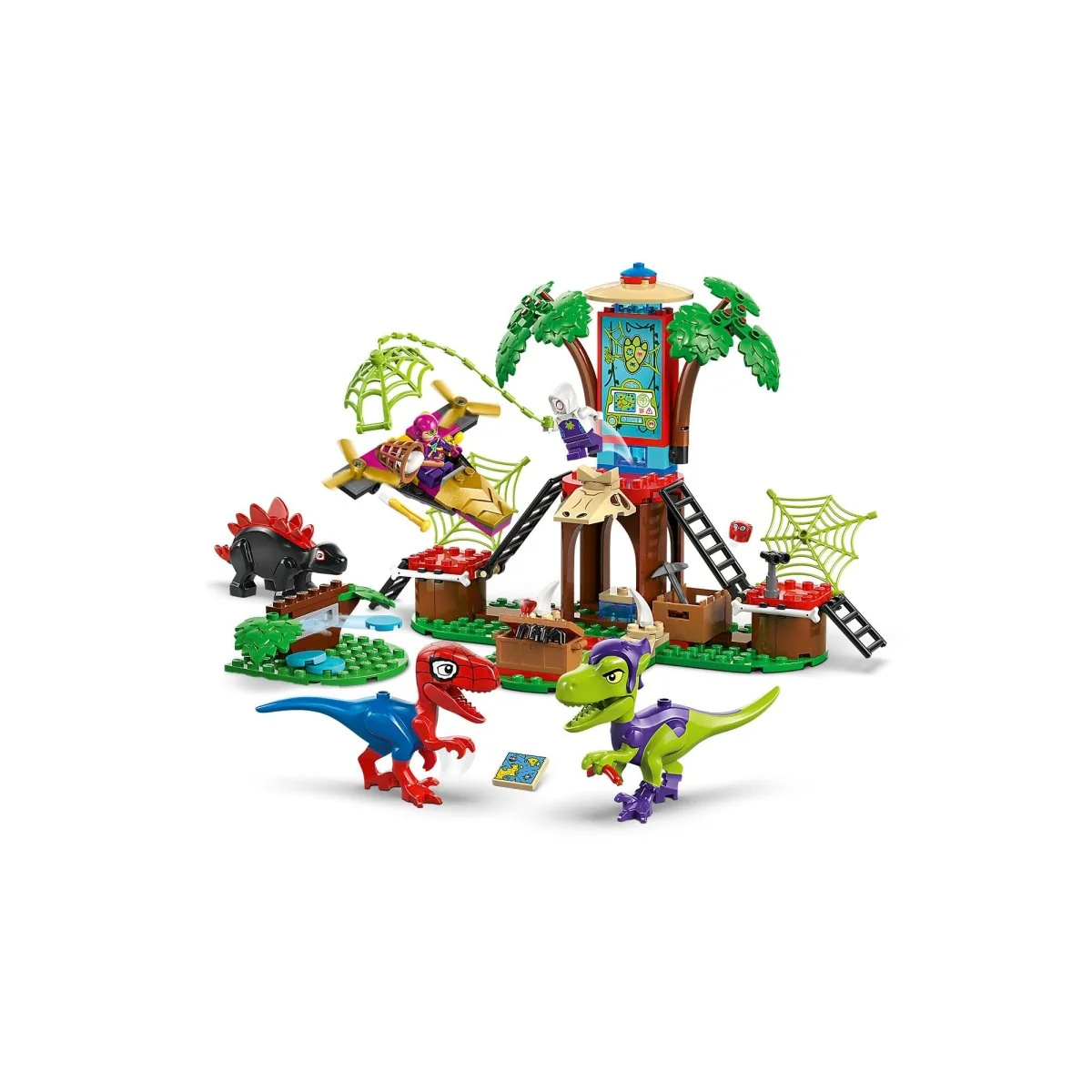 LEGO Marvel Spidey and Gobby's Raptor Battle at Tree House HQ, 11200, Ages 4+, 143 Pieces - Image 5