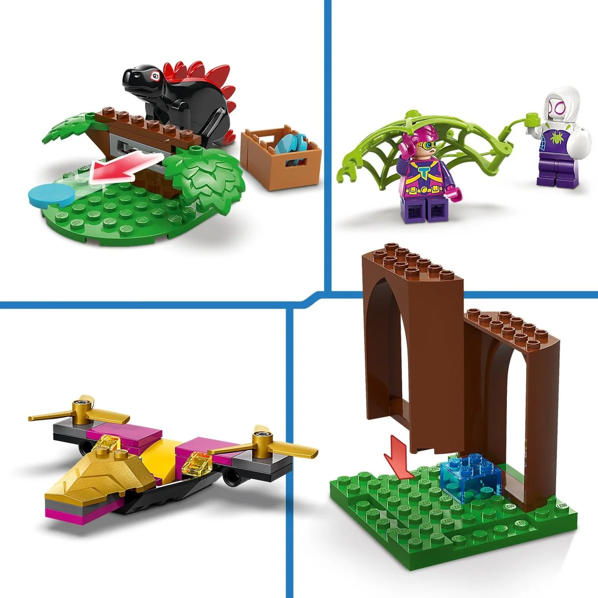 LEGO Marvel Spidey and Gobby's Raptor Battle at Tree House HQ, 11200, Ages 4+, 143 Pieces - Image 9