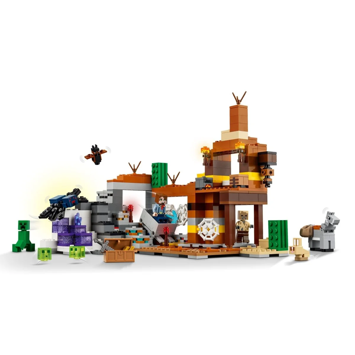 LEGO Minecraft The Badlands Mineshaft, 21263, Ages 8+, 538 Pieces - Image 6