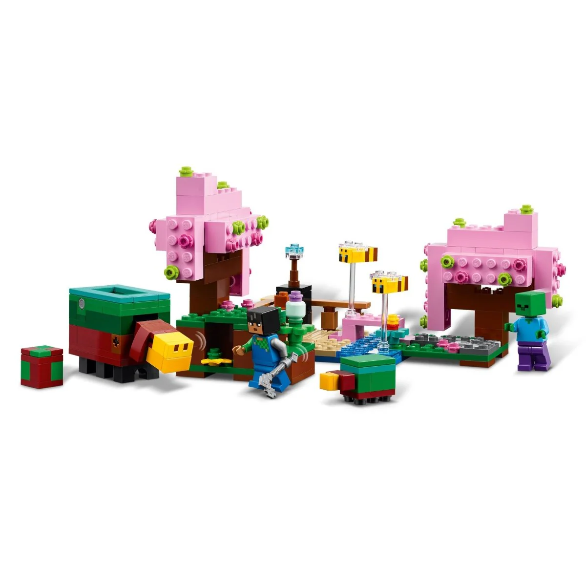LEGO Minecraft The Cherry Blossom Garden, 21260, Ages 8+, 304 Pieces - Image 5
