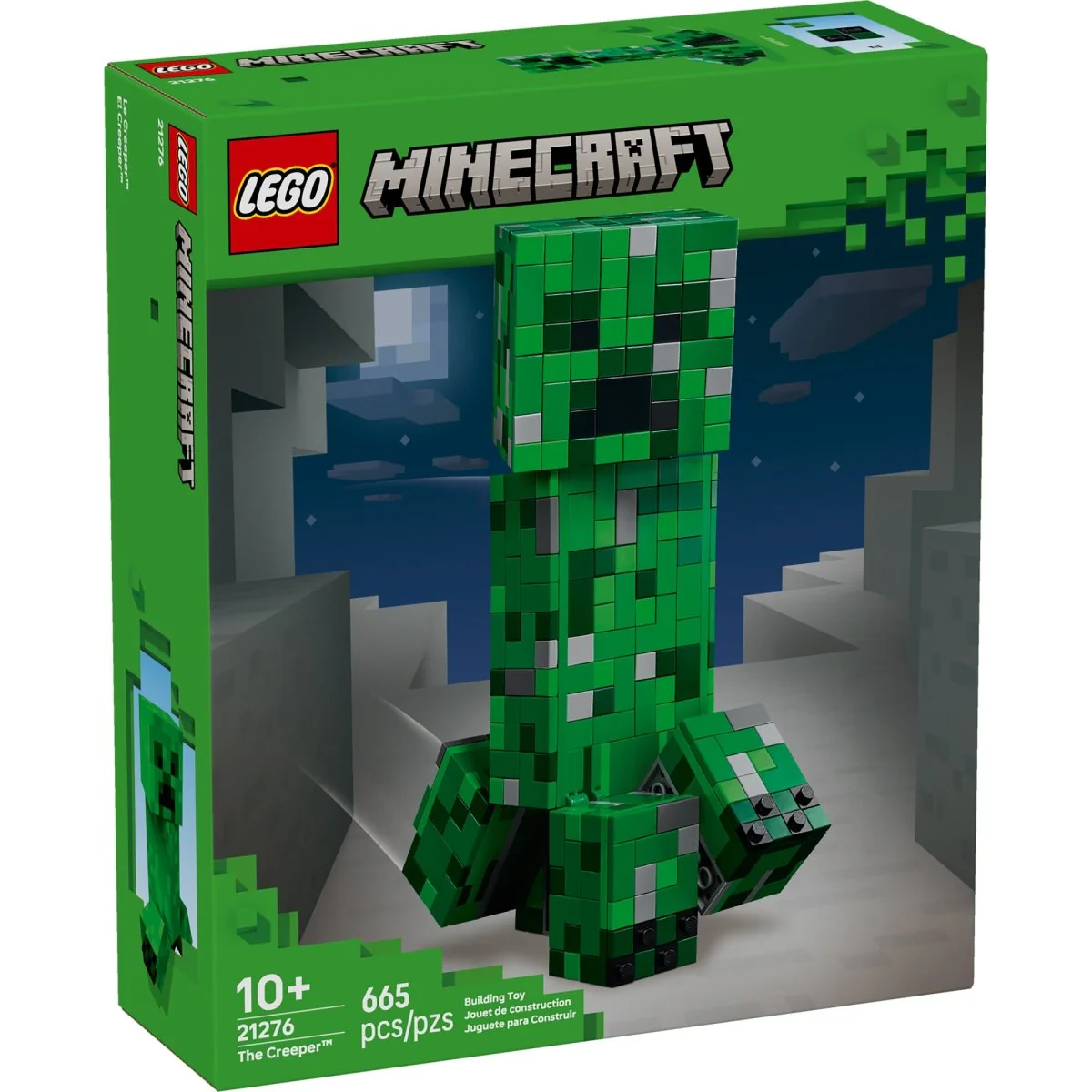 LEGO Minecraft The Creeper, 21276, Ages 10+, 665 Pieces - Image 2