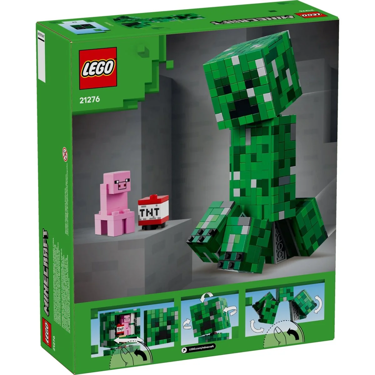 LEGO Minecraft The Creeper, 21276, Ages 10+, 665 Pieces - Image 3