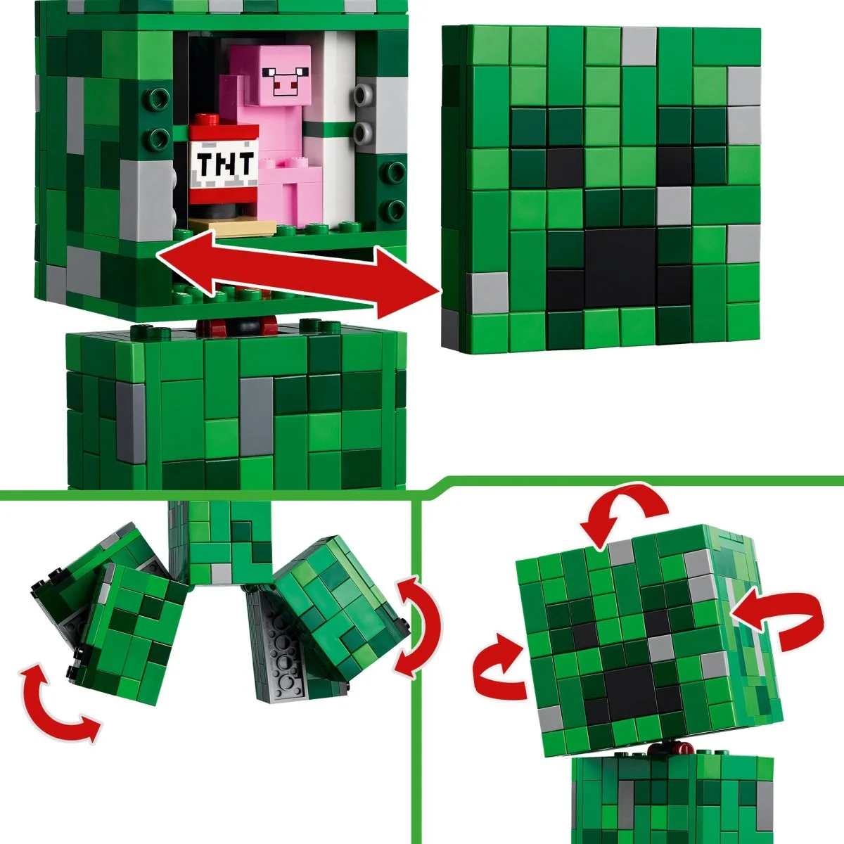 LEGO Minecraft The Creeper, 21276, Ages 10+, 665 Pieces - Image 5