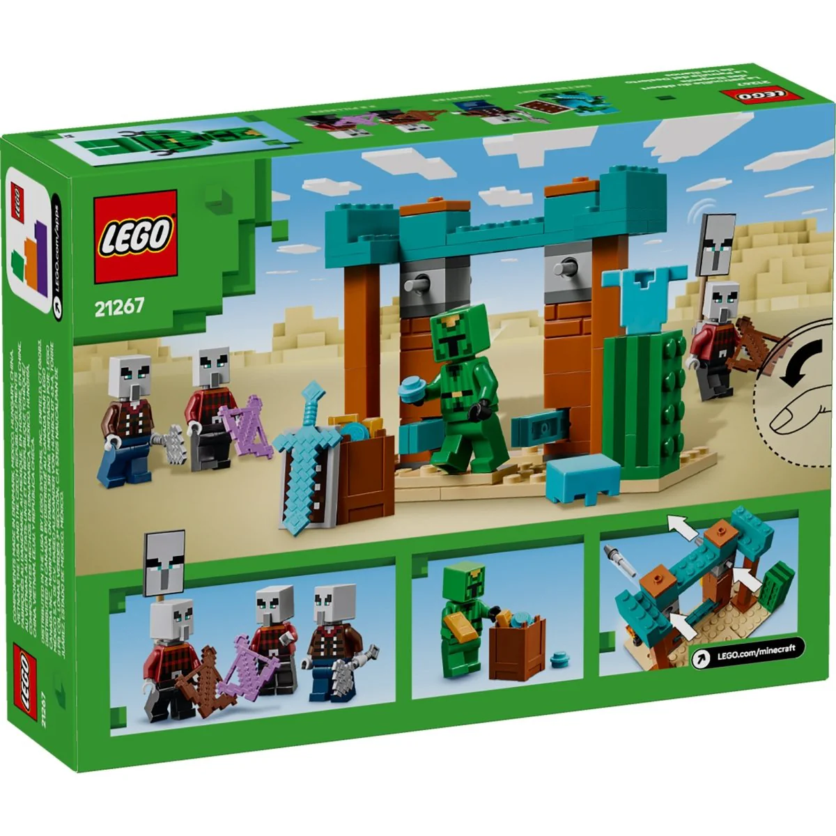LEGO Minecraft The Illager Desert Patrol, 21267, Ages 7+, 105 Pieces - Image 3