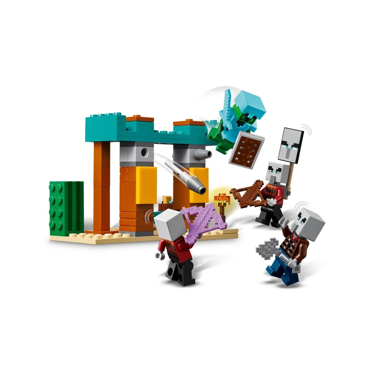 LEGO Minecraft The Illager Desert Patrol, 21267, Ages 7+, 105 Pieces - Image 5
