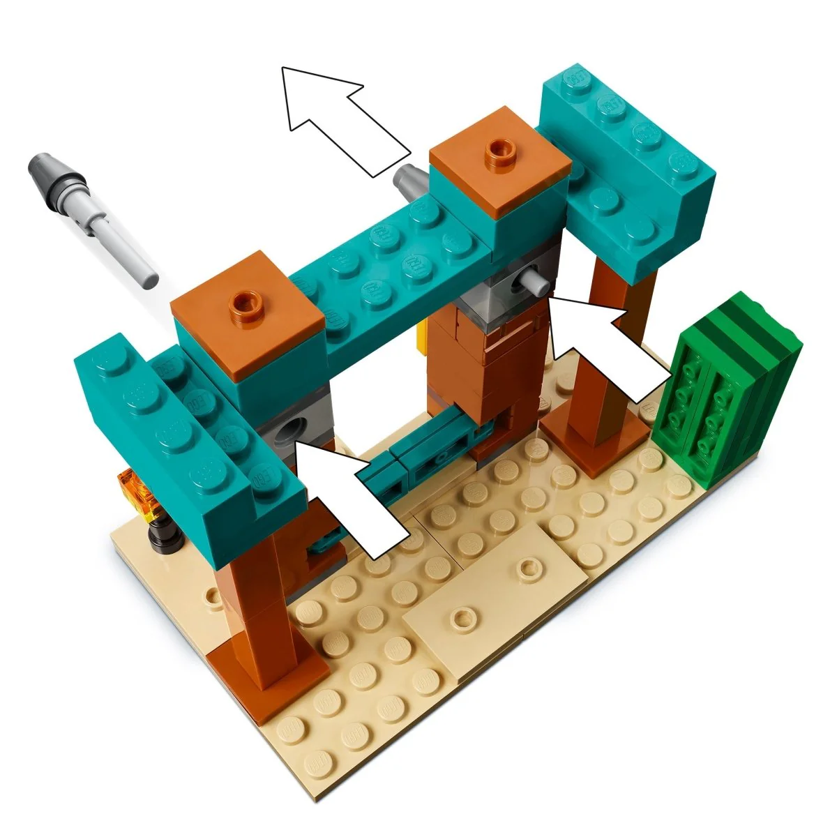 LEGO Minecraft The Illager Desert Patrol, 21267, Ages 7+, 105 Pieces - Image 7