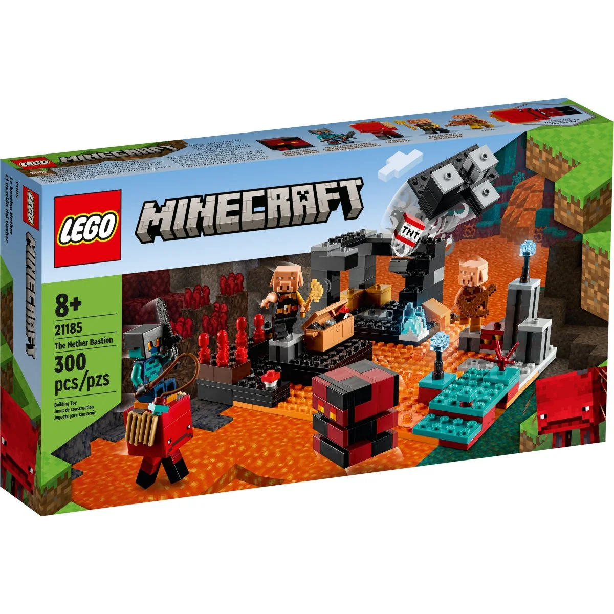 LEGO Minecraft The Nether Bastion, 21185, Ages 8+, 300 Pieces - Image 2