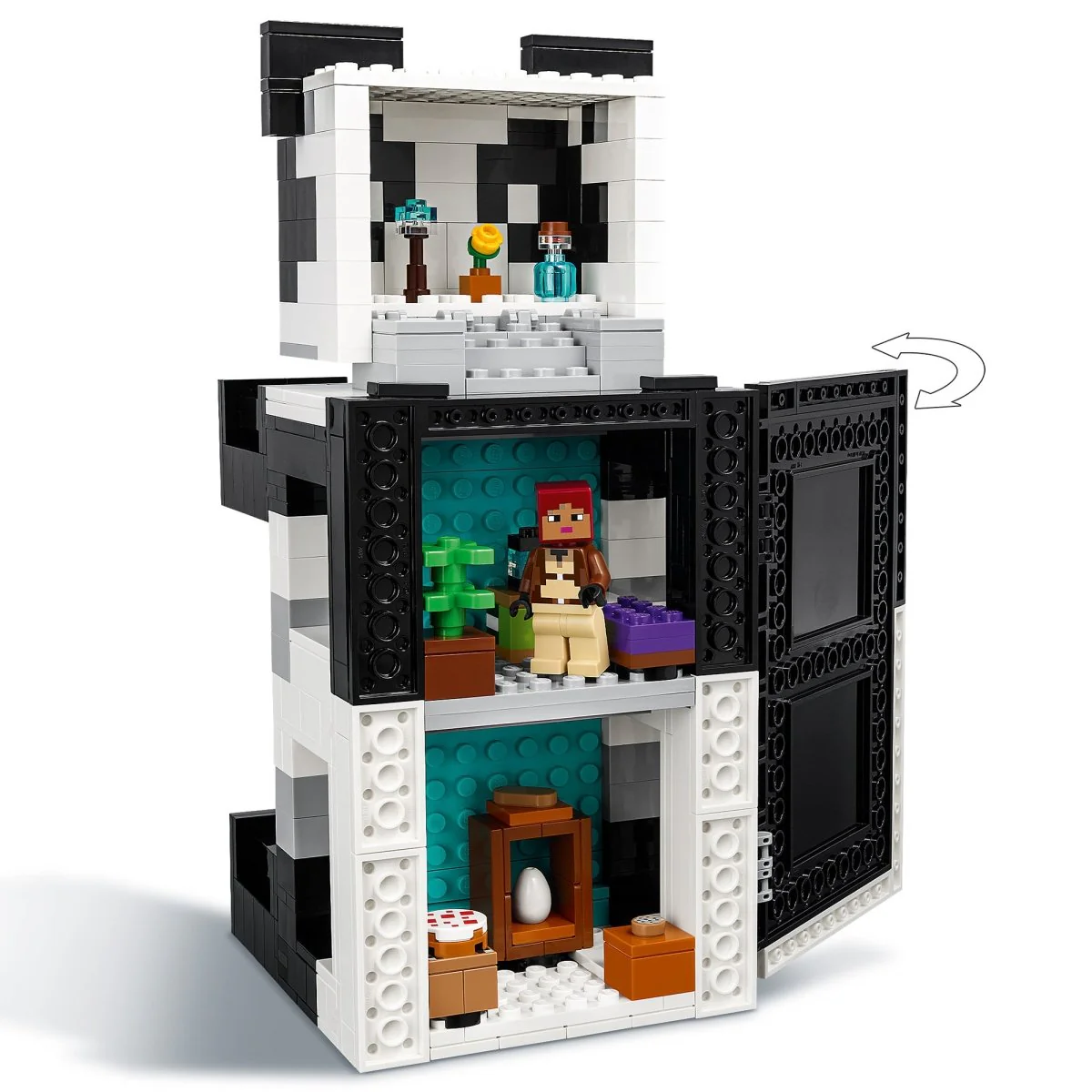 LEGO Minecraft The Panda Haven, 21245, Ages 8+, 553 Pieces - Image 5
