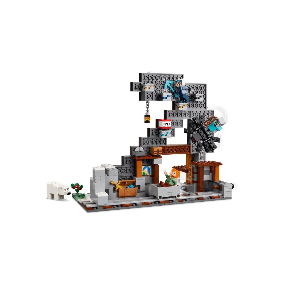LEGO Minecraft The Pickaxe Mine, 21277, Ages 8+, 530 Pieces - Image 6