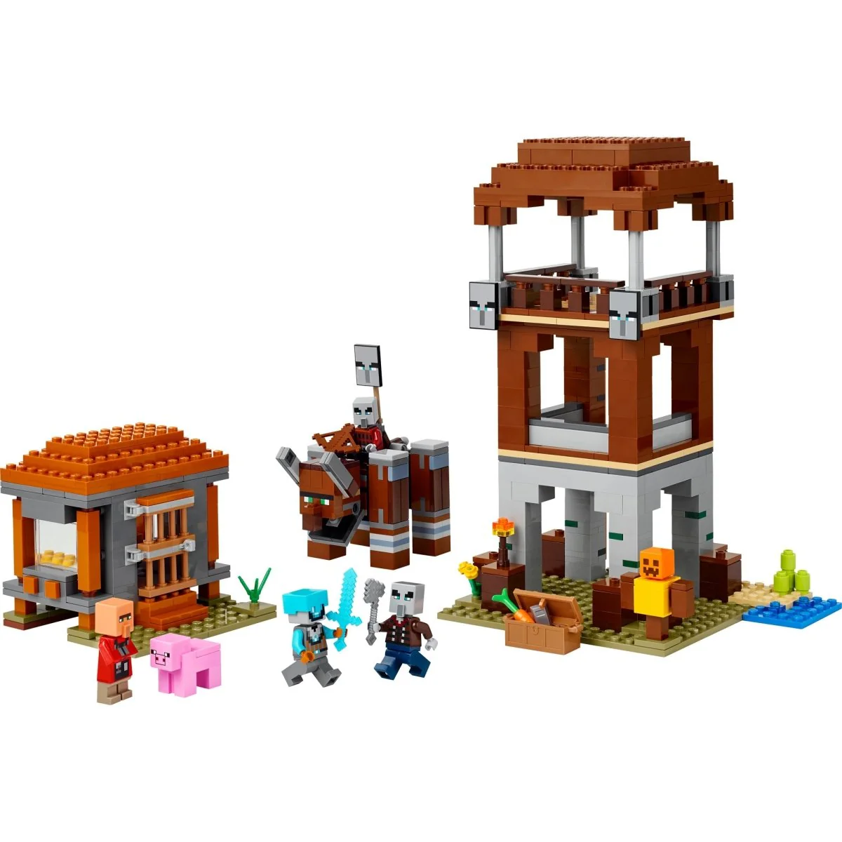 LEGO Minecraft The Pillager Outpost and Ravager, 21278, Ages 9+, 665 Pieces - Image 4