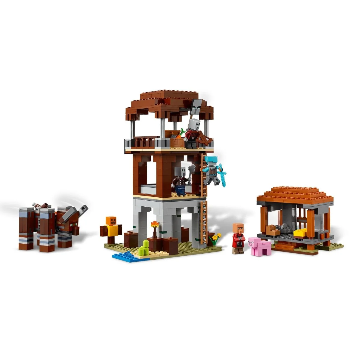 LEGO Minecraft The Pillager Outpost and Ravager, 21278, Ages 9+, 665 Pieces - Image 6