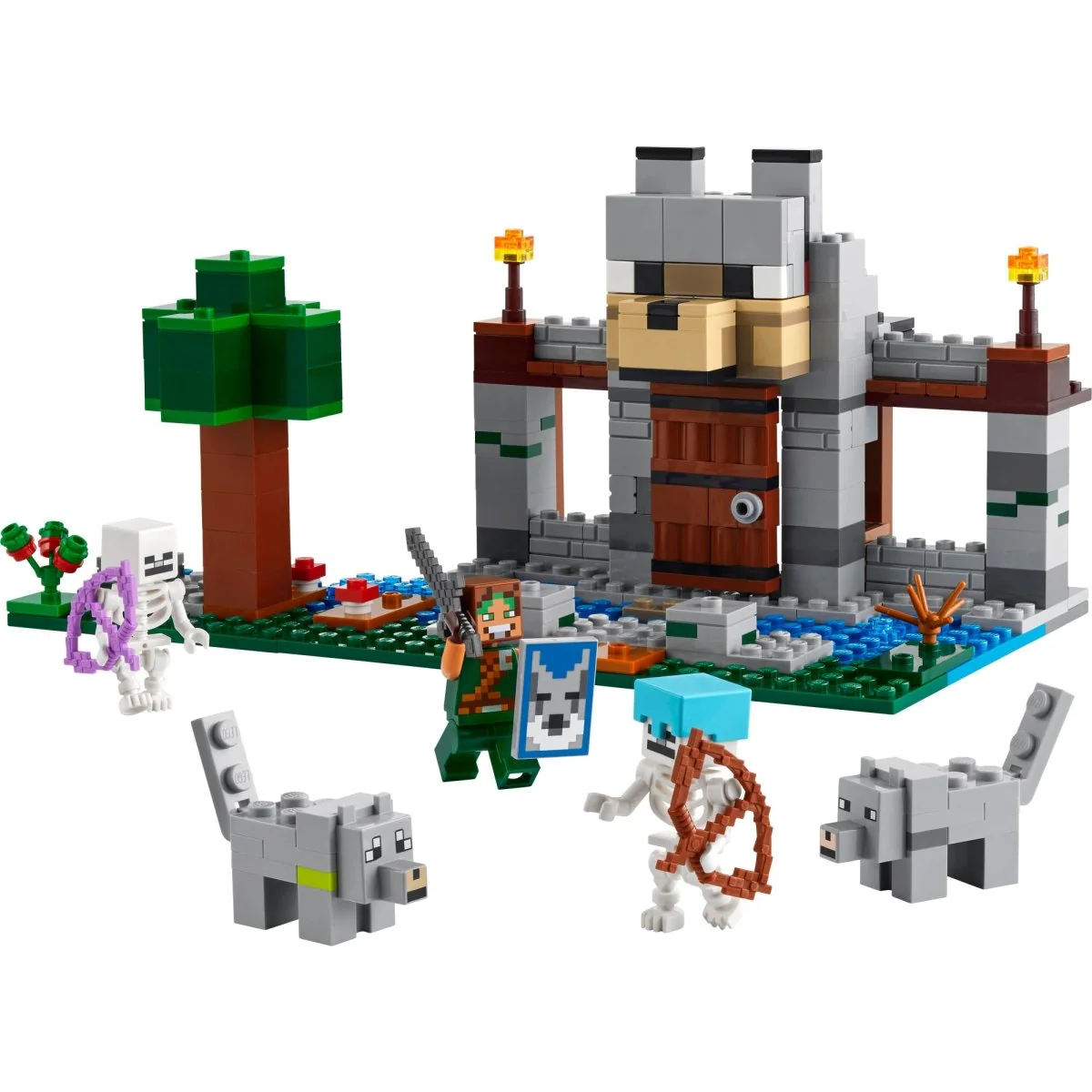 LEGO Minecraft The Wolf Stronghold, 21261, Ages 8+, 312 Pieces - Image 4