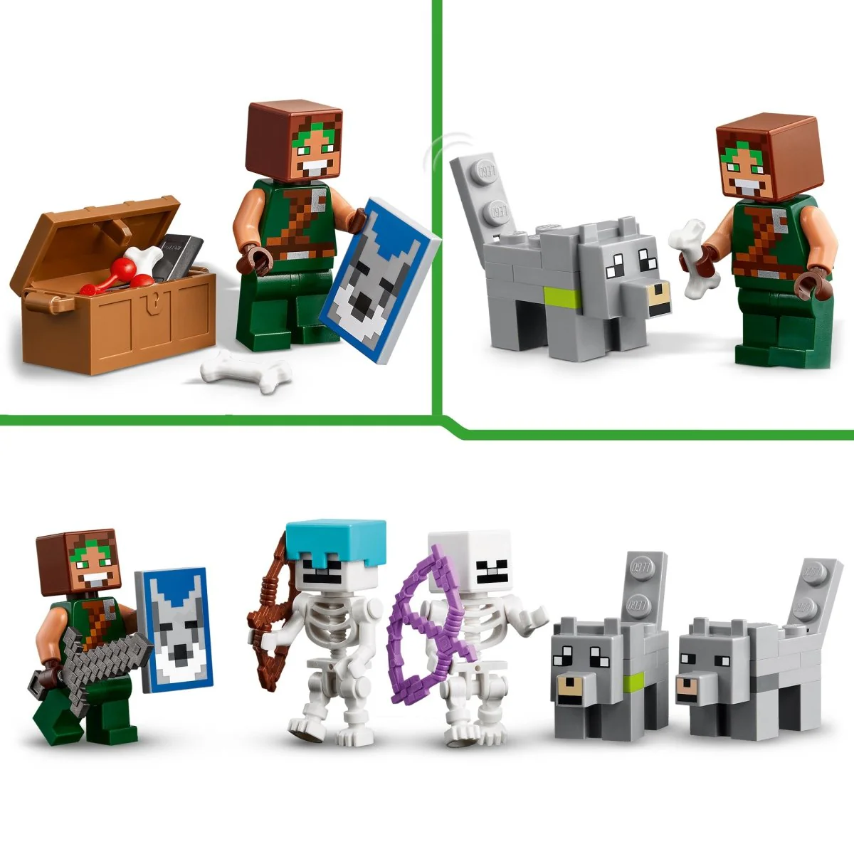 LEGO Minecraft The Wolf Stronghold, 21261, Ages 8+, 312 Pieces - Image 9